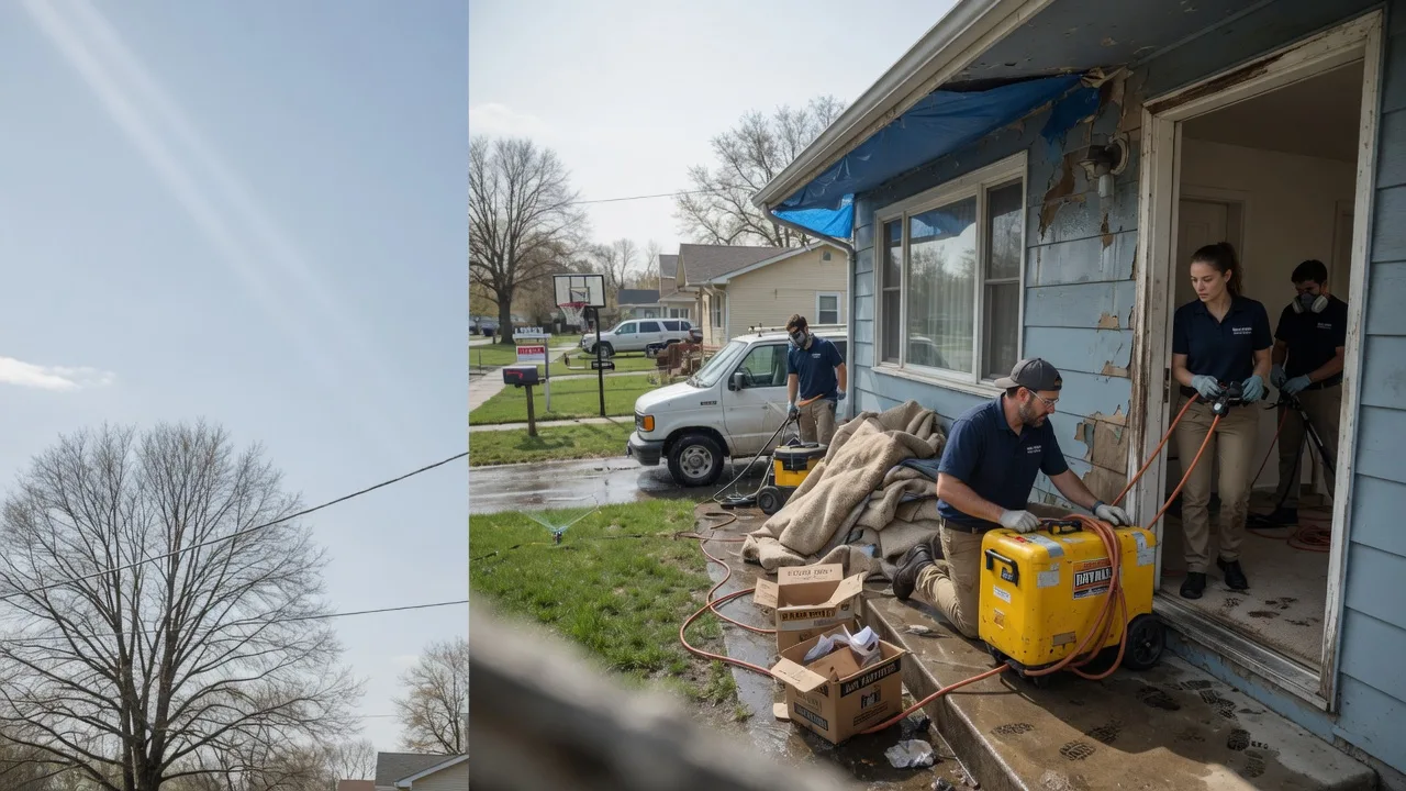 Basement Flood Cleanup in Monterville, WV near me